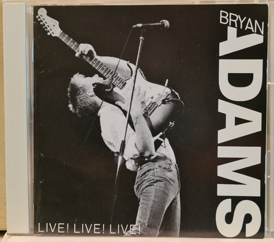 Bryan Adams ~ Live! Live! Live! (Japanese import CD)