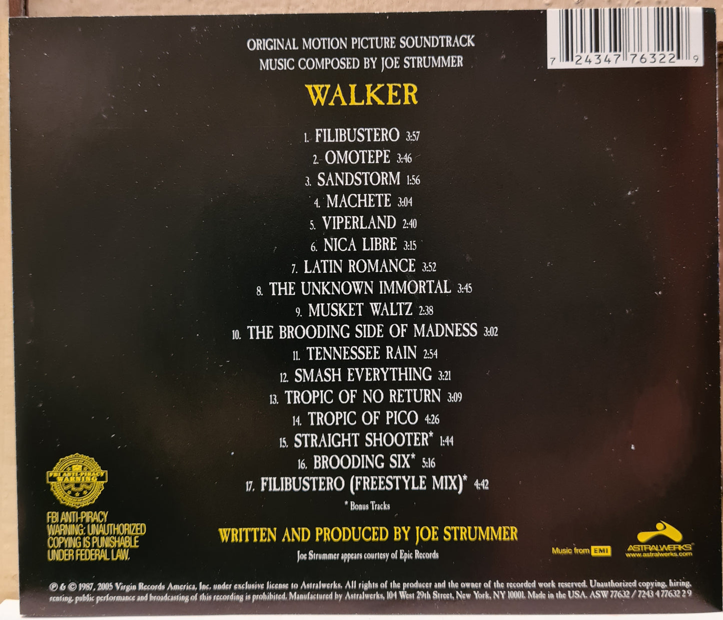 Joe Strummer ~ Walker OST (CD)