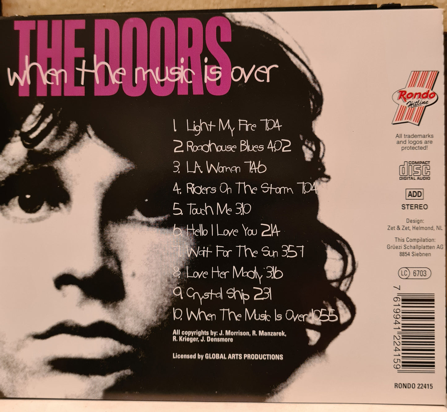 The Doors ~ When The Music is Over (CD)