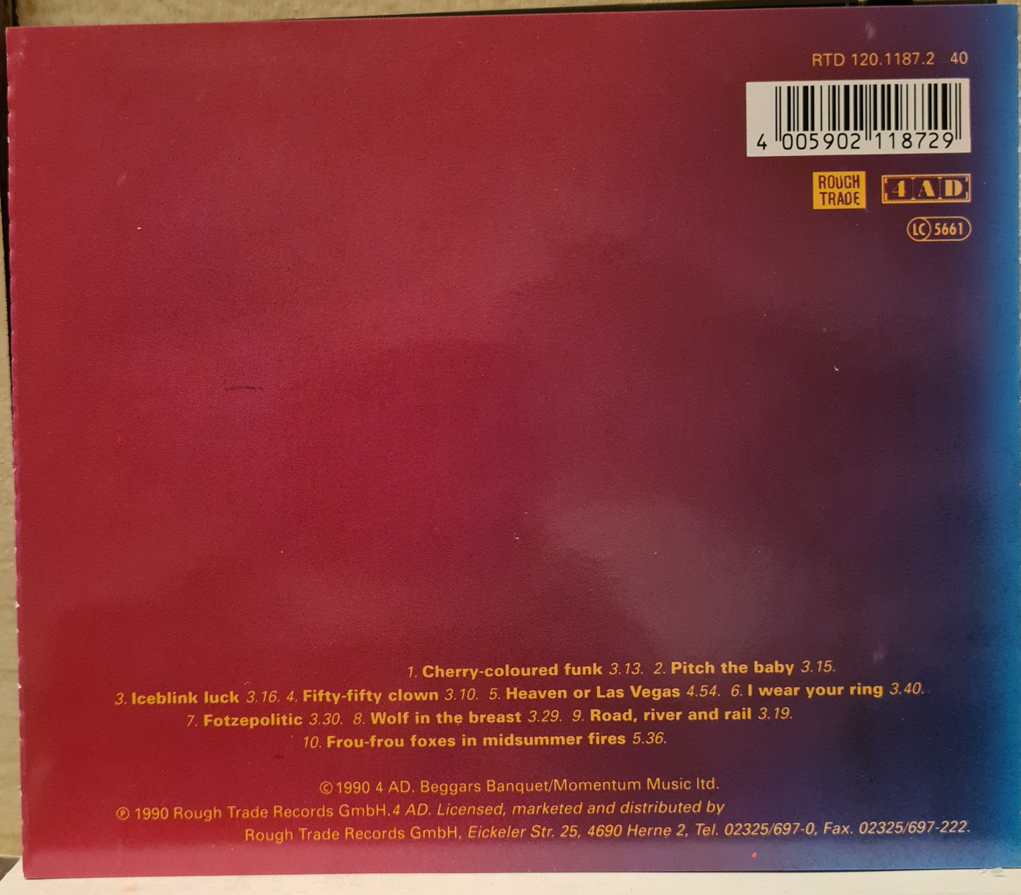 Cocteau Twins ~ Heaven or Las Vegas (CD)