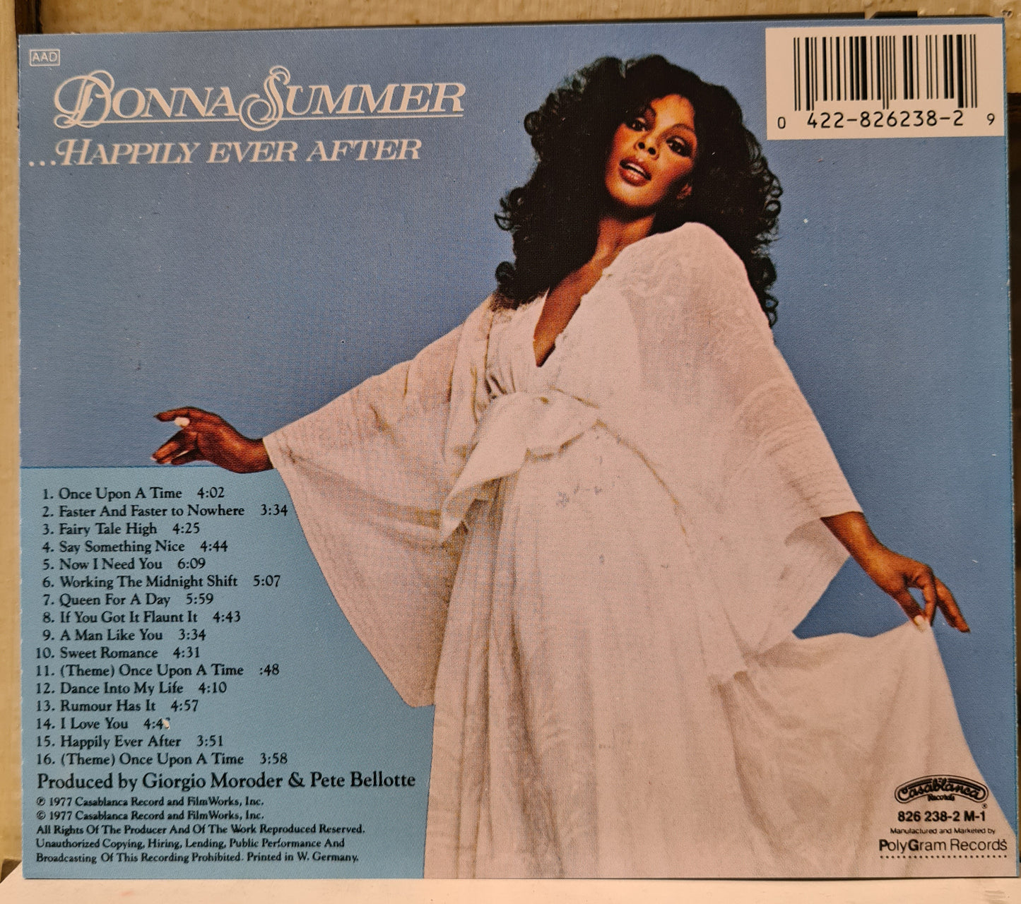 Donna Summer ~ Once Upon A time Time (CD)