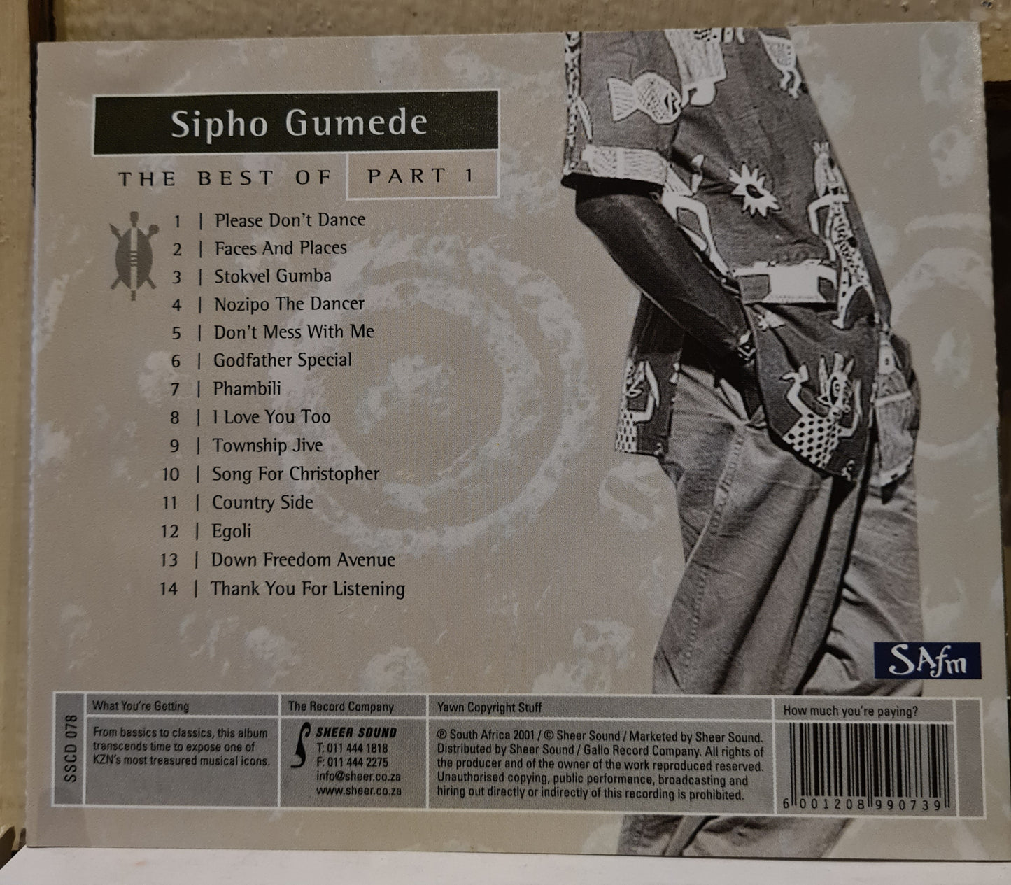 Sipho Gumede ~ The Best of - Part 1 (CD)