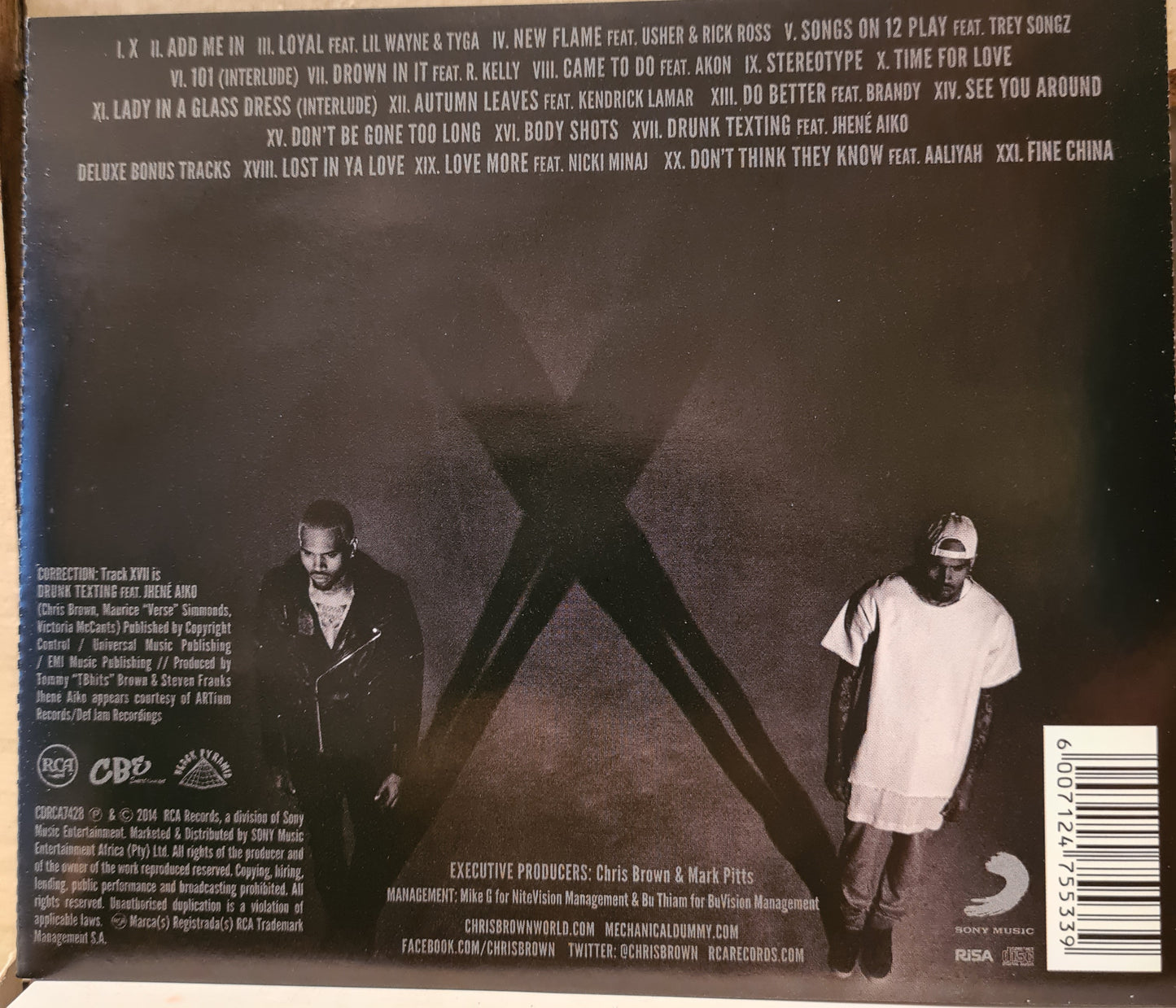 Chris Brown ~ X (CD)