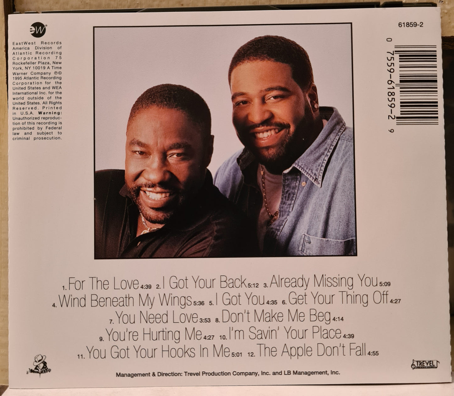 Gerald Levert & Eddie Levert, Sr. ~ Father & Son (CD)