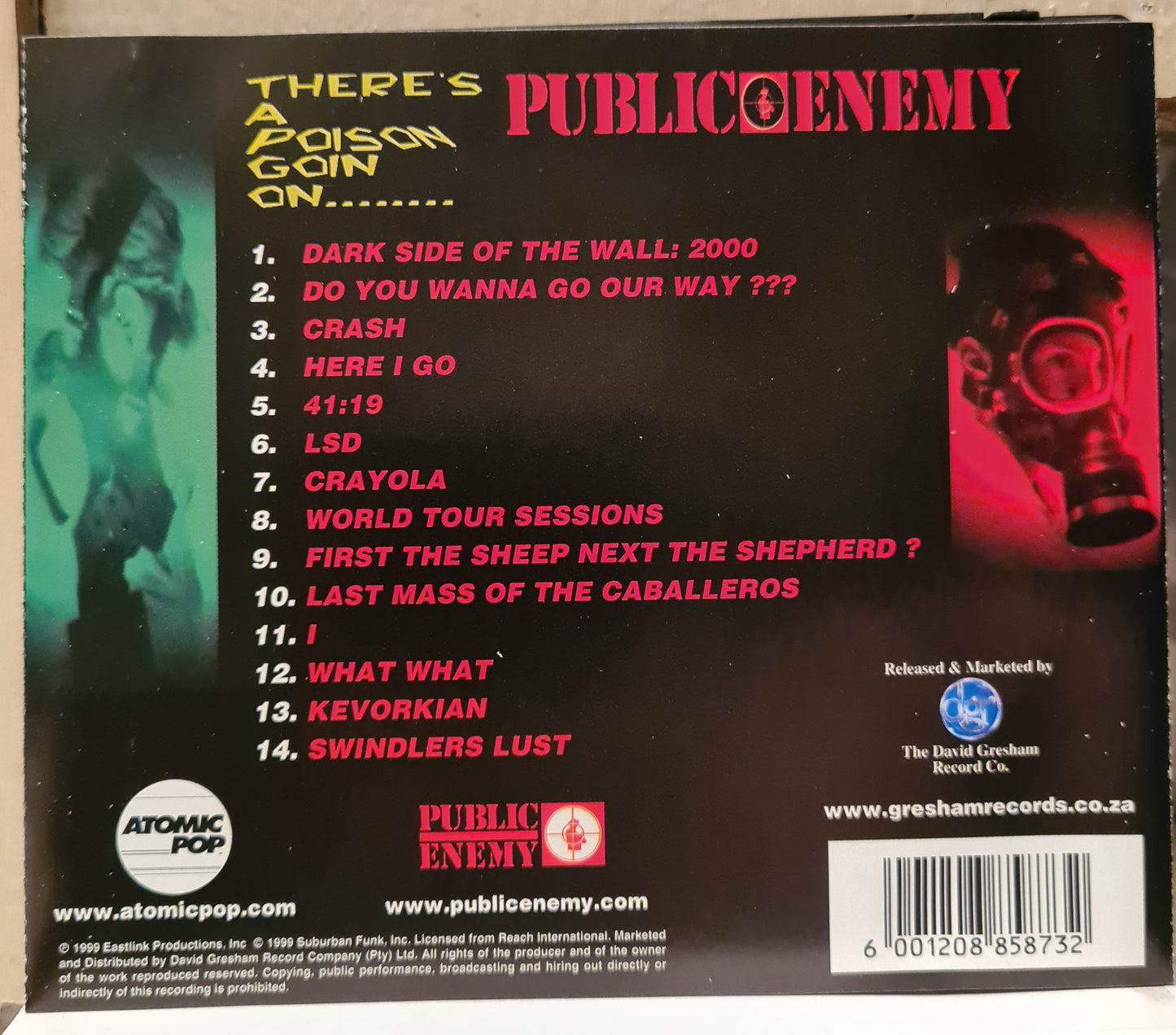 Public Enemy ~ There's a Poison Goin on (CD)