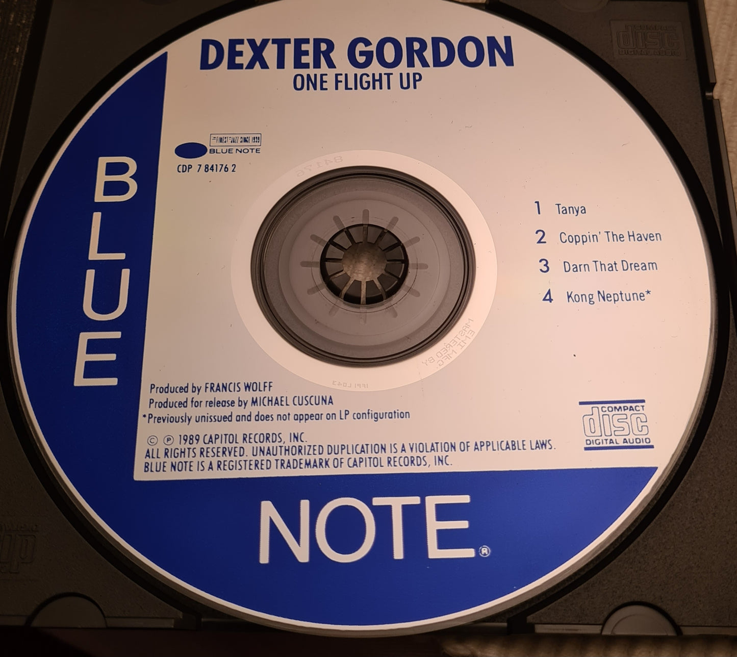 Dexter Gordon ~ One Flight Up (CD)