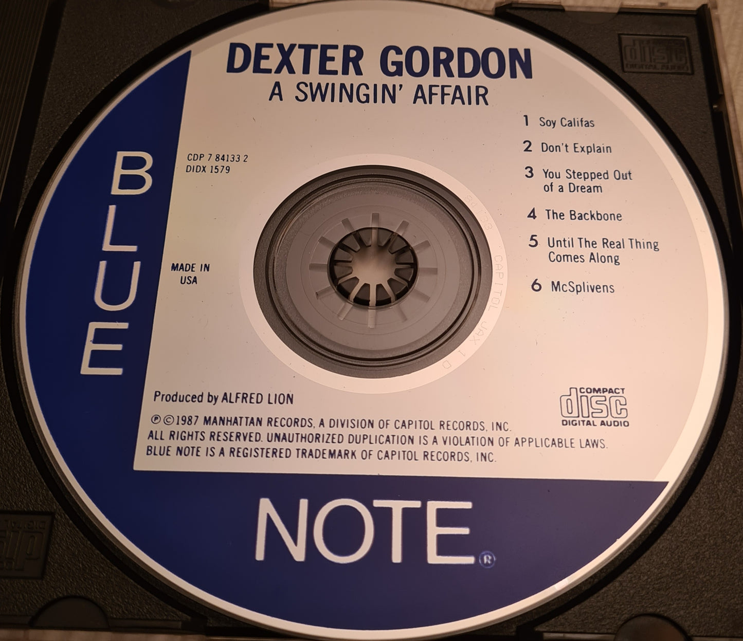 Dexter Gordon ~ A Swingin' Affair (CD)