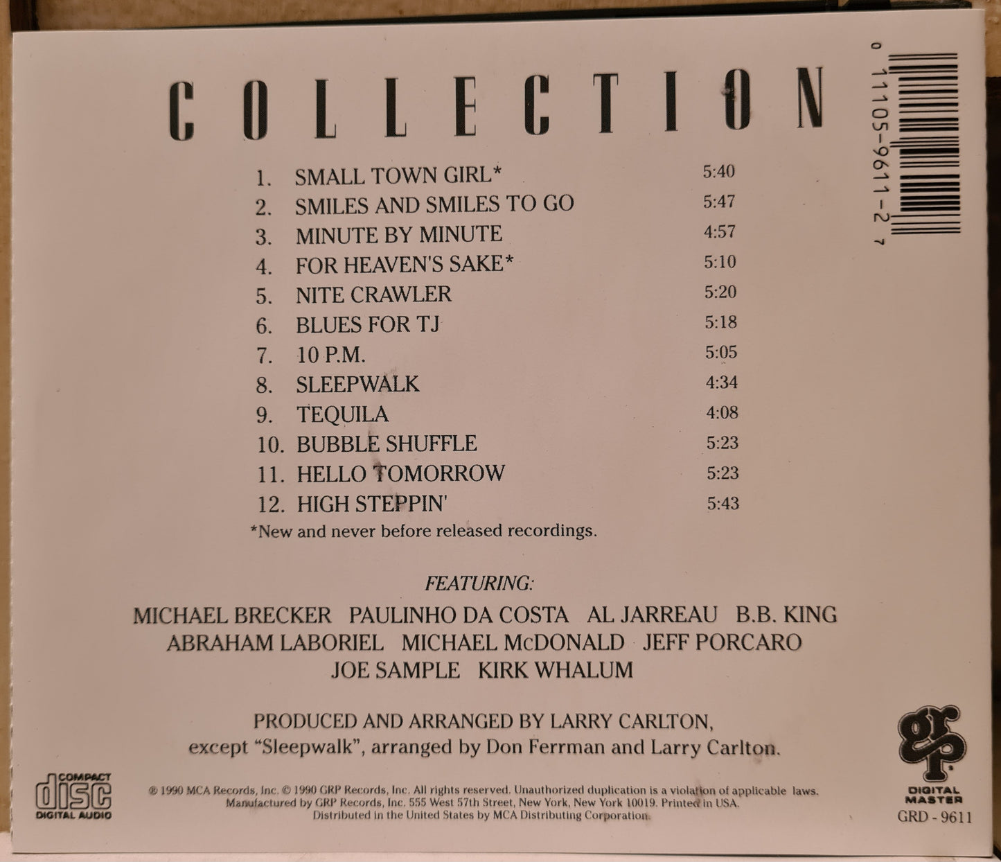 Larry Carlton ~ Collection (CD)