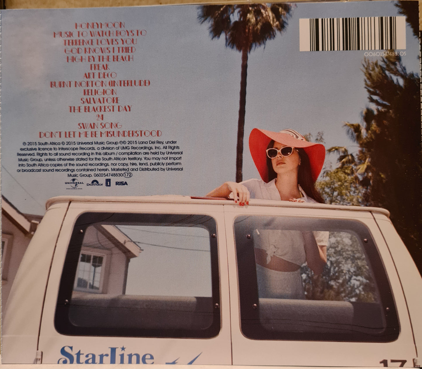 Lana Del Rey ~ Honeymoon (CD)