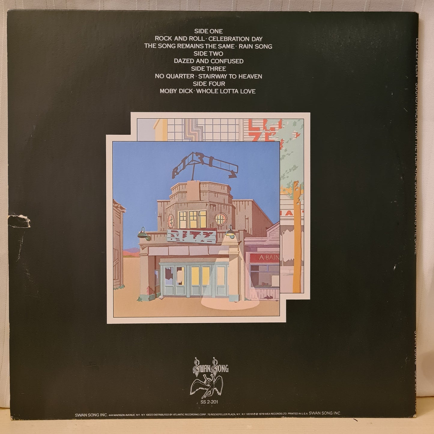 Led Zeppelin ~ The Soundtrack From the Film The Song Remains The Same (2xVinyl)