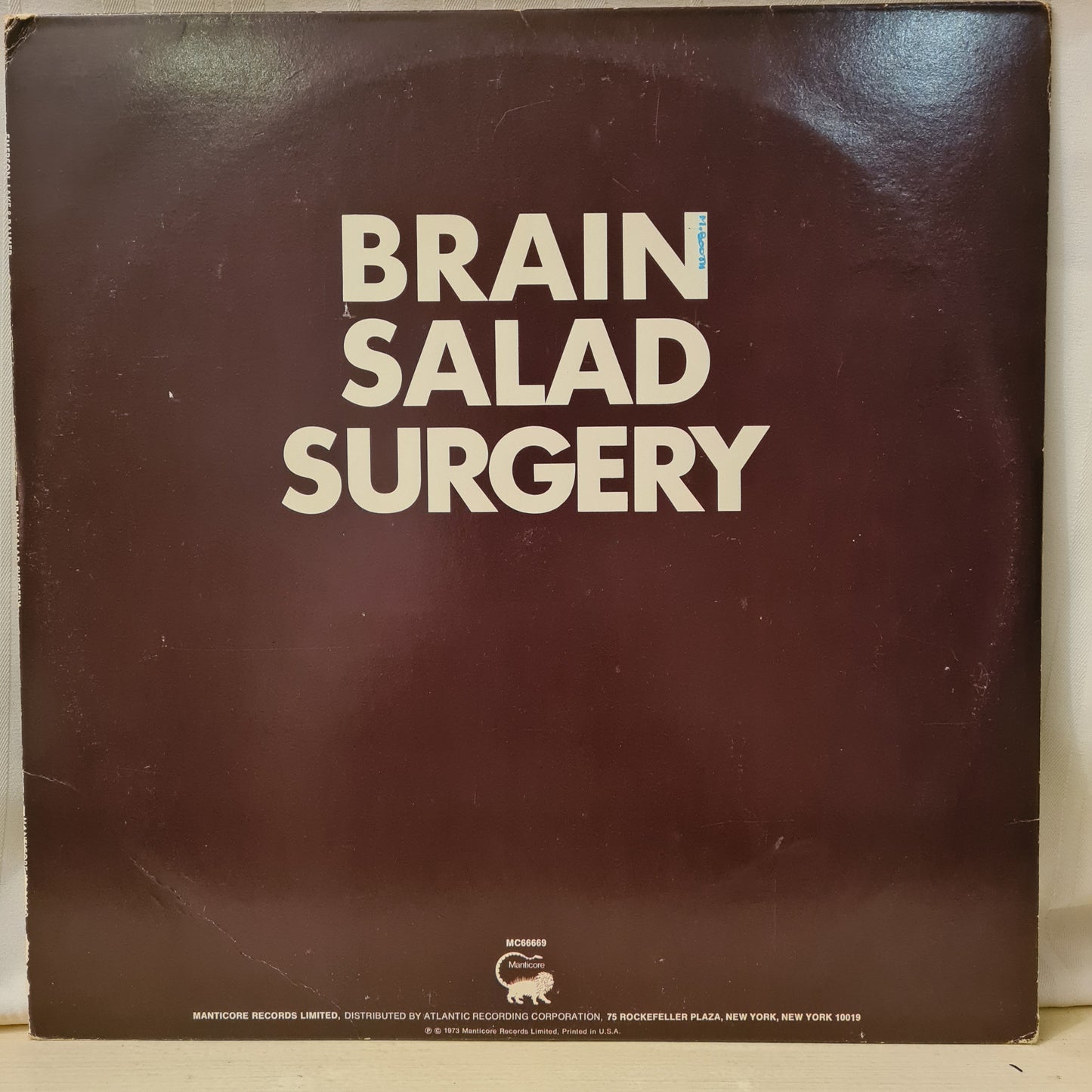 Emerson, Lake & Palmer ~ Brain Salad Surgery (Vinyl US VG+)