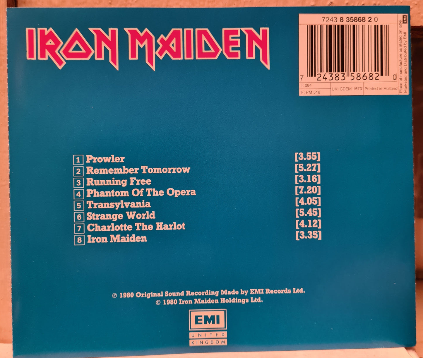 Iron Maiden (2xCD Ltd Ed, Pic)