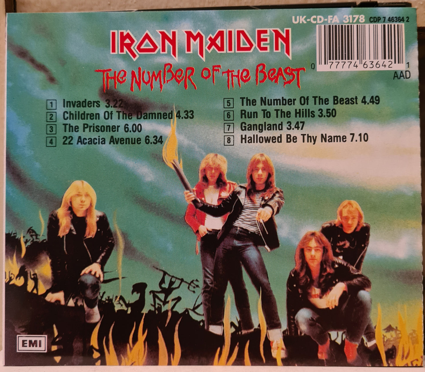 Iron Maiden ~ The Number of the Beast (CD - Austria)