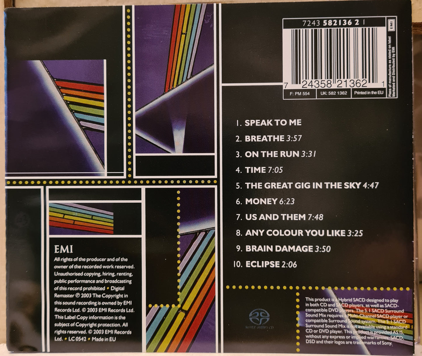 Pink Floyd ~The Dark Side of the Moon (SACD - UK)