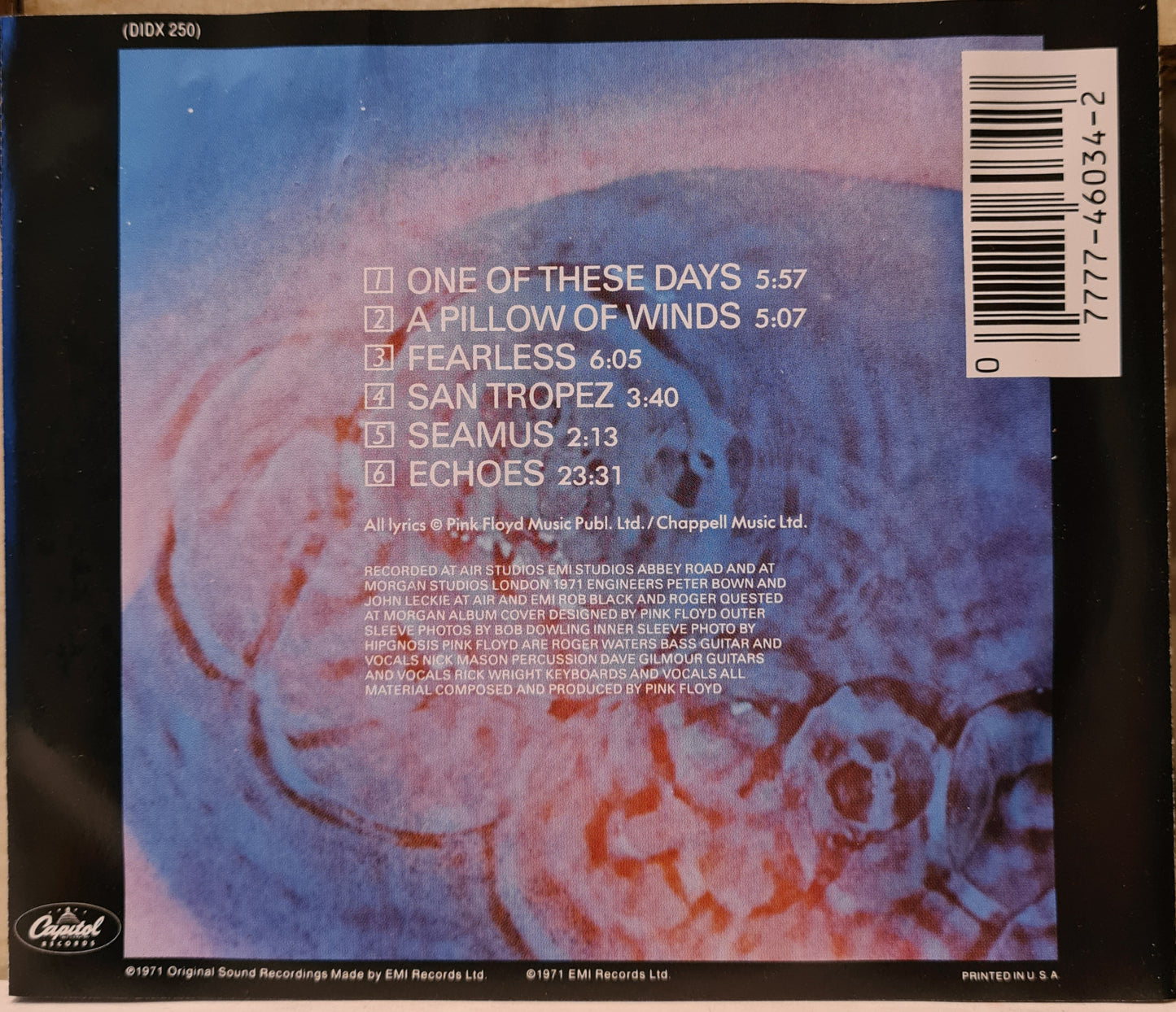 Pink Floyd ~ Meddle ( CD - USA)