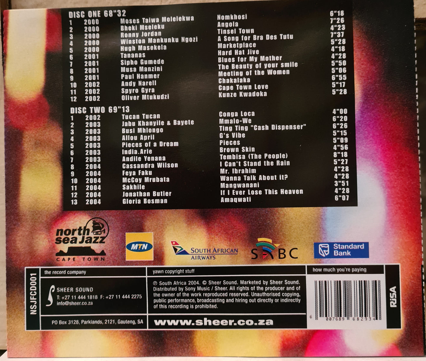 North Sea Jazz Festival 2000-2004 (2xCD - RSA)