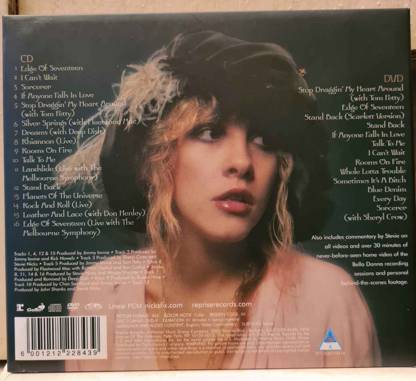 Stevie Nicks ~ Crystal Visions - The very best of (CD & DVD - RSA)