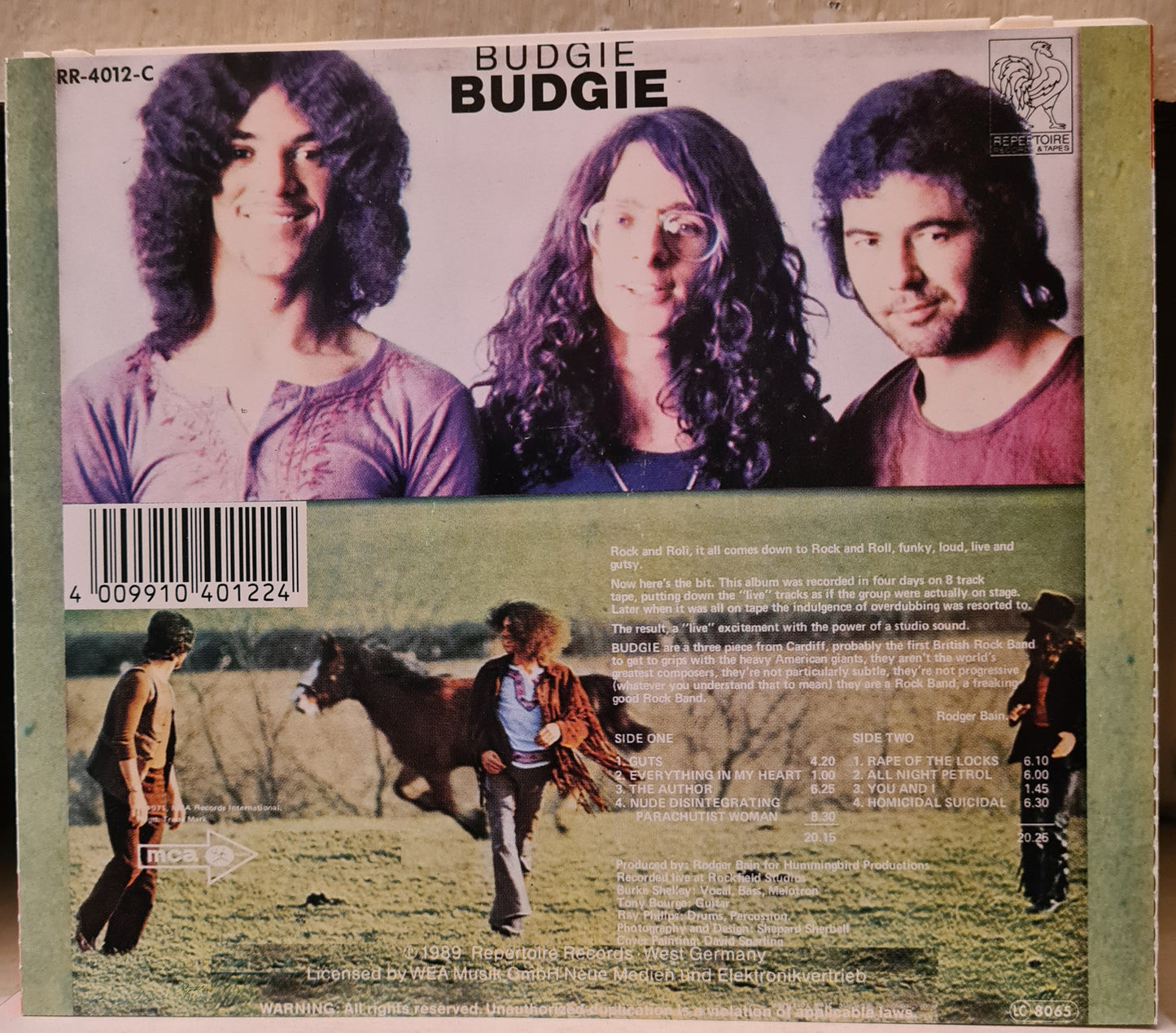 Budgie (CD ~ German import)