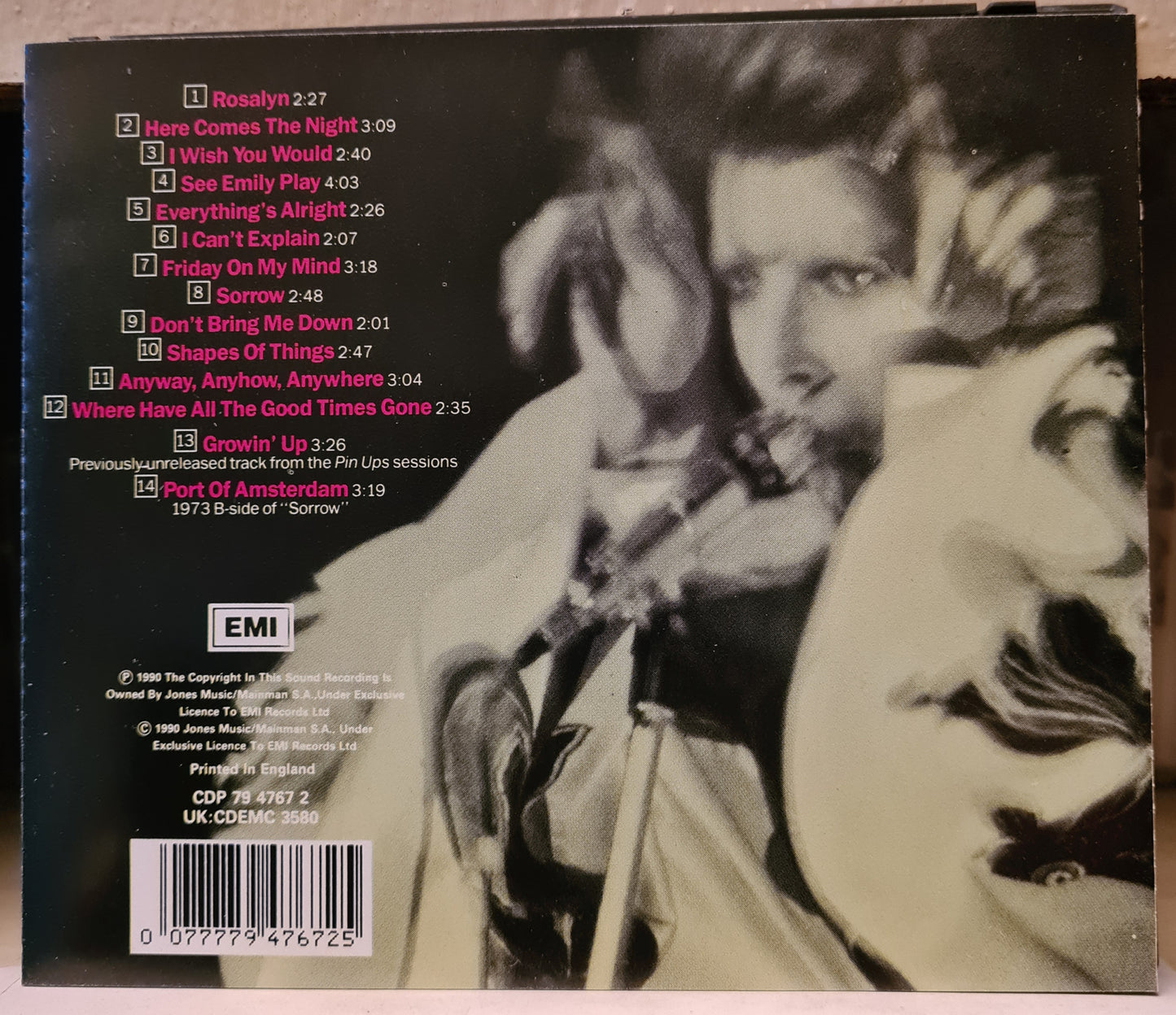 David Bowie ~ Pinups (CD - UK)