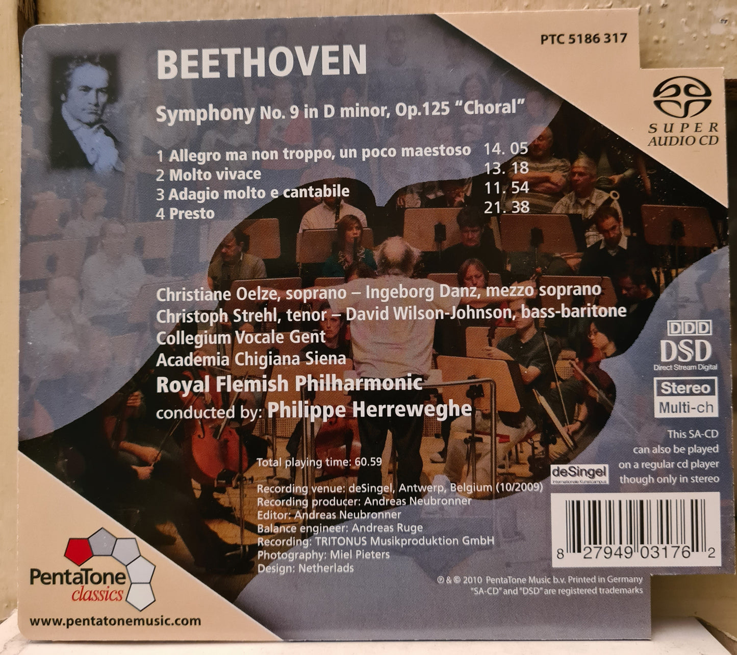 Beethoven ~ Symphony No 9 (SACD - Germany)