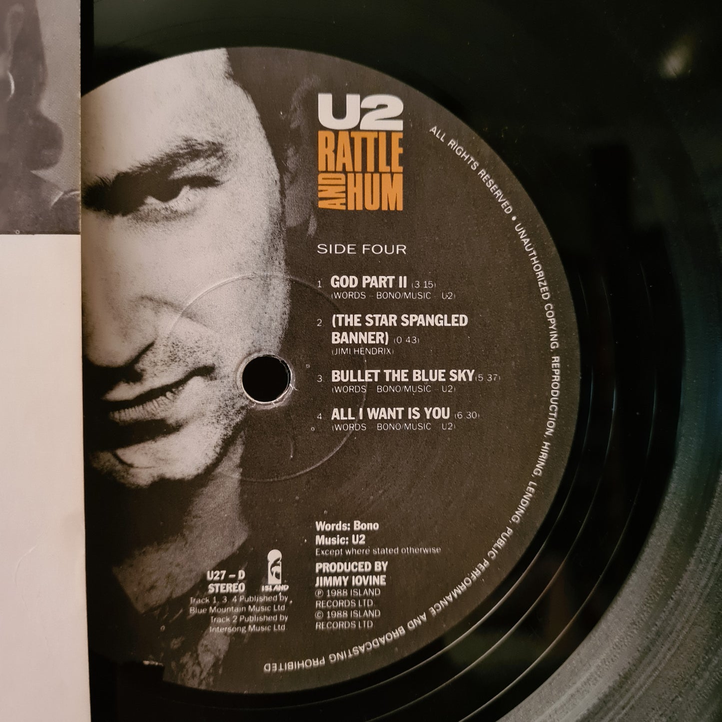 U2 ~ Rattle and Hum (2x Vinyl - Europe)